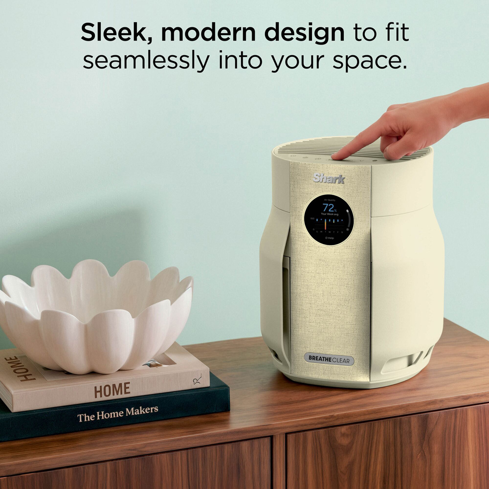 Shark BreatheClear HP062UKYL Butter Compact Air Purifier with NeverChange6 20W Image 8