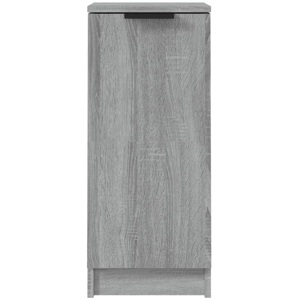 vidaXL Single Door Grey Sonoma Wooden Sideboard Image 4