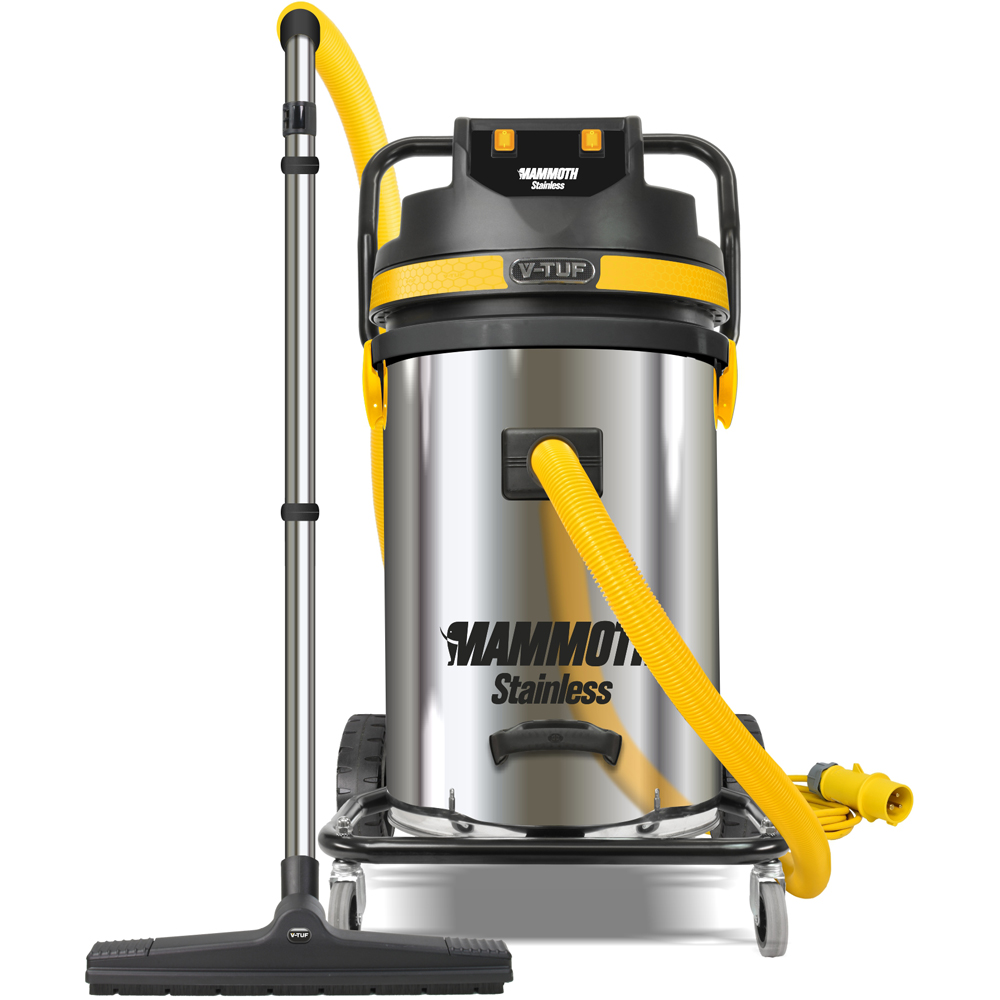 V-TUF MAMMOTH110-STAINLESS Wet and Dry Motor Powered Vacuum Cleaner 2500W Image 2