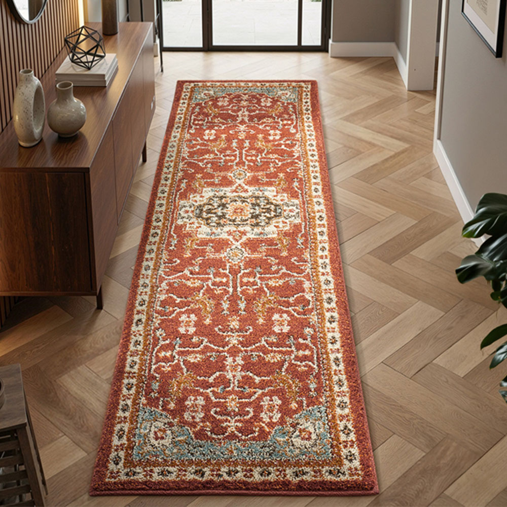 Portland HMC 5570 Red Cashmere Rug 60 x 230cm Image 1