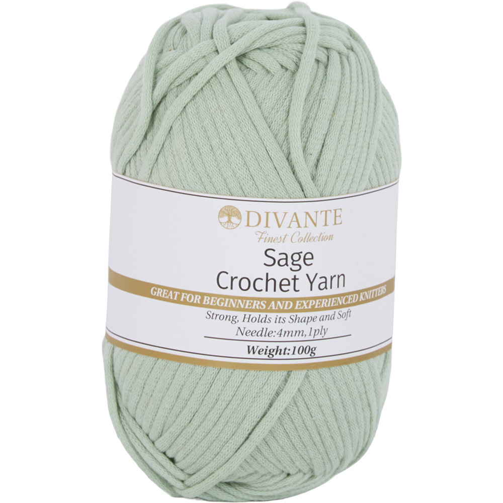 Crochet Yarn Sage Image 1