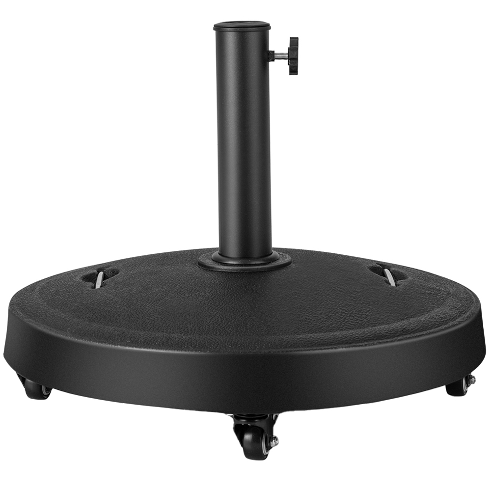 Costway Outdoor Umbrella Base with Wheels 23kg Image 1