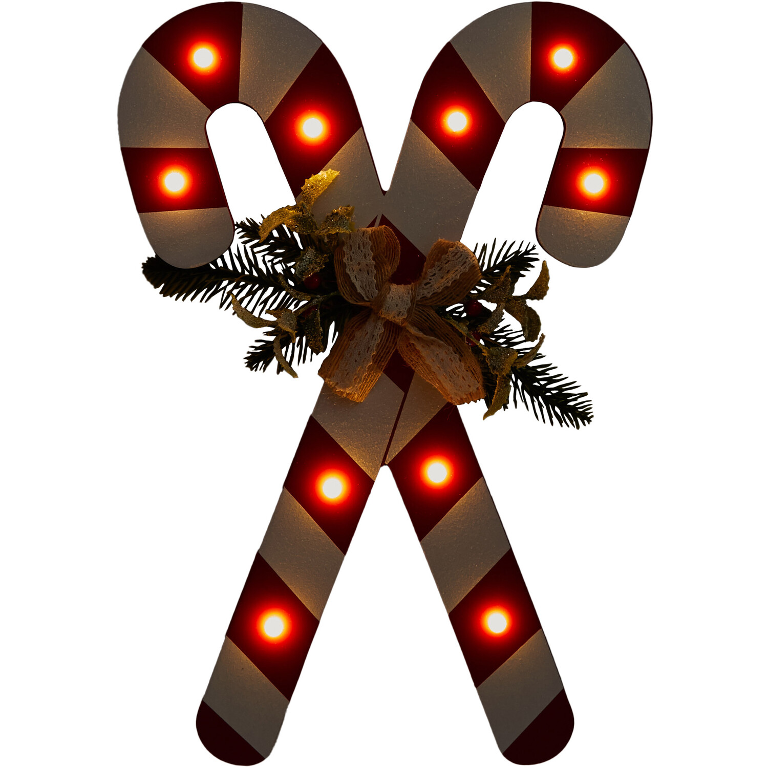 Candy Cane LED Plaque Image 3