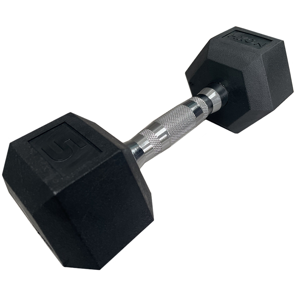 HXGN Pro Hexagonal Dumbbell 5kg 2 Pack Image 3