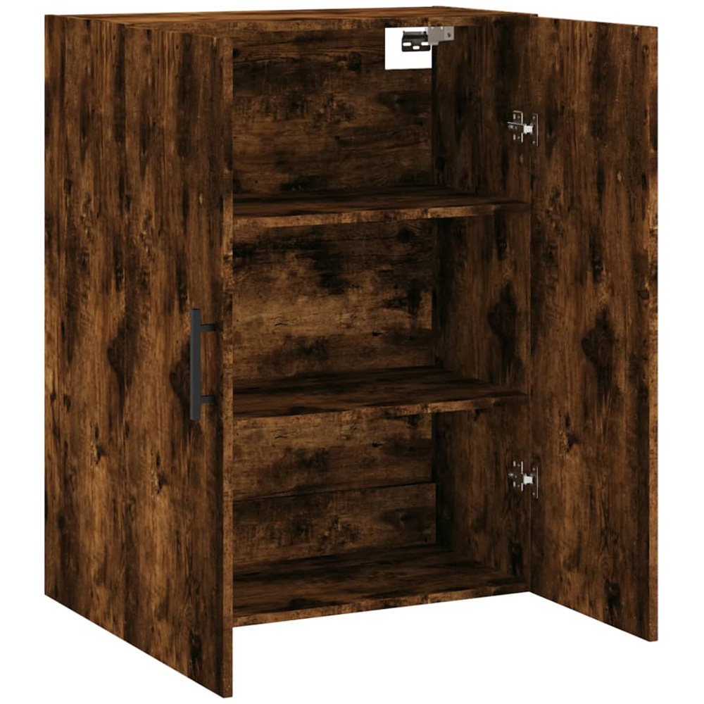 vidaXL 2 Door Smoked Oak Wall Mounted Cabinet Image 6