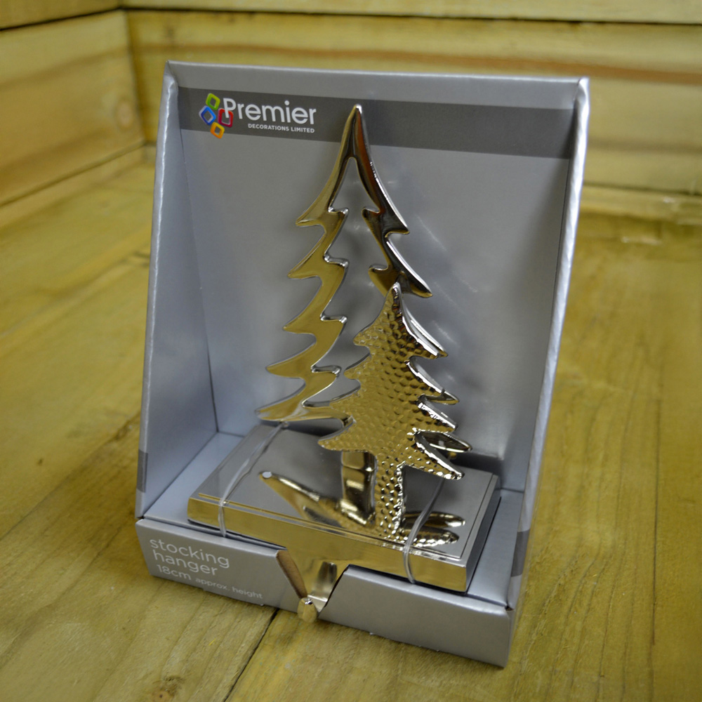 Premier Metal Christmas Tree Christmas Stocking Hanger Image 5