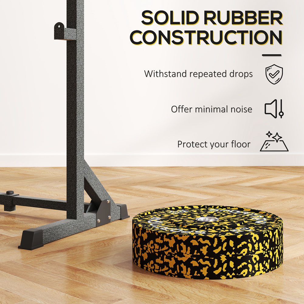 SPORTNOW Olympic Weight Lifting Weight Plates 15kg 2 Pack Image 8