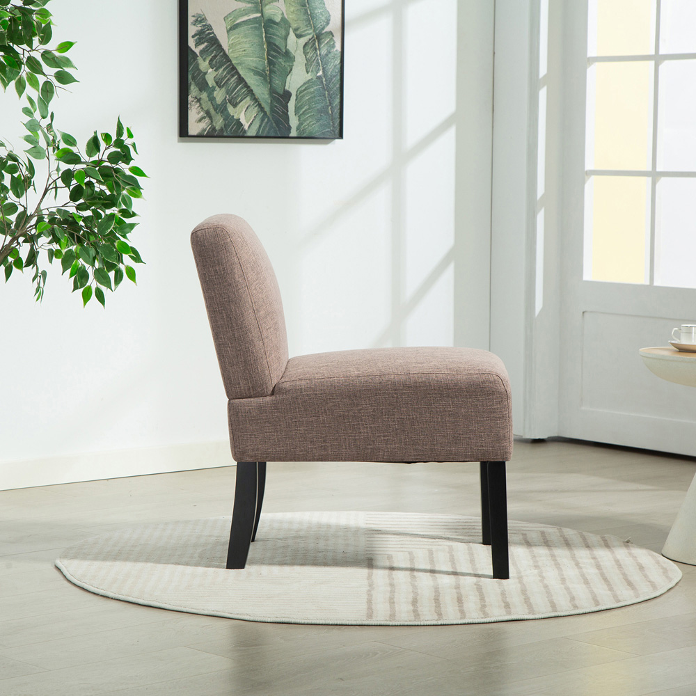 Artemis Home Elara Fabric Dark Brown Accent Chair Image 3