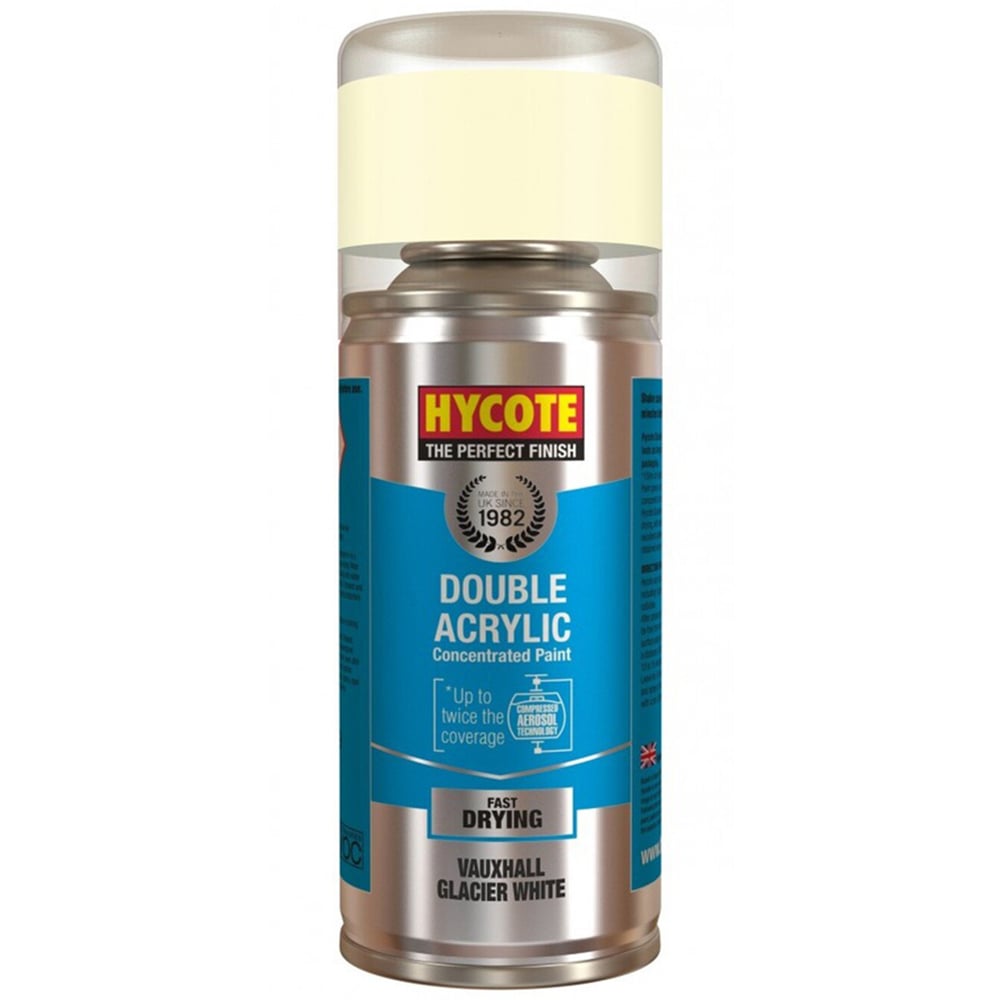 Hycote Vauxhall Double Acrylic Paint - Glacier White Image