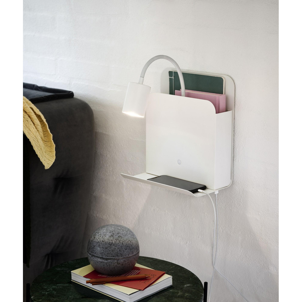 Nordlux Roomi White Wall Light Image 2