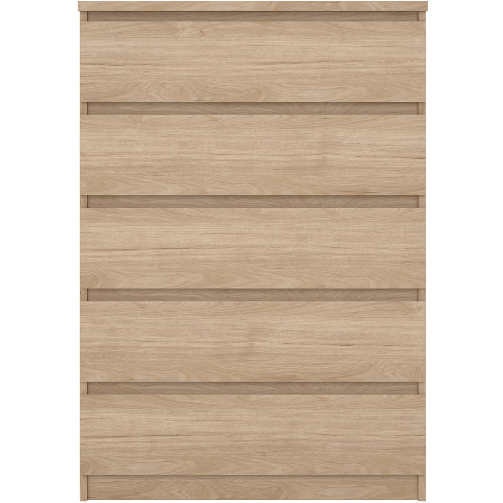 Florence 5 Drawer Jackson Hickory Oak Chest of Drawers Image 3