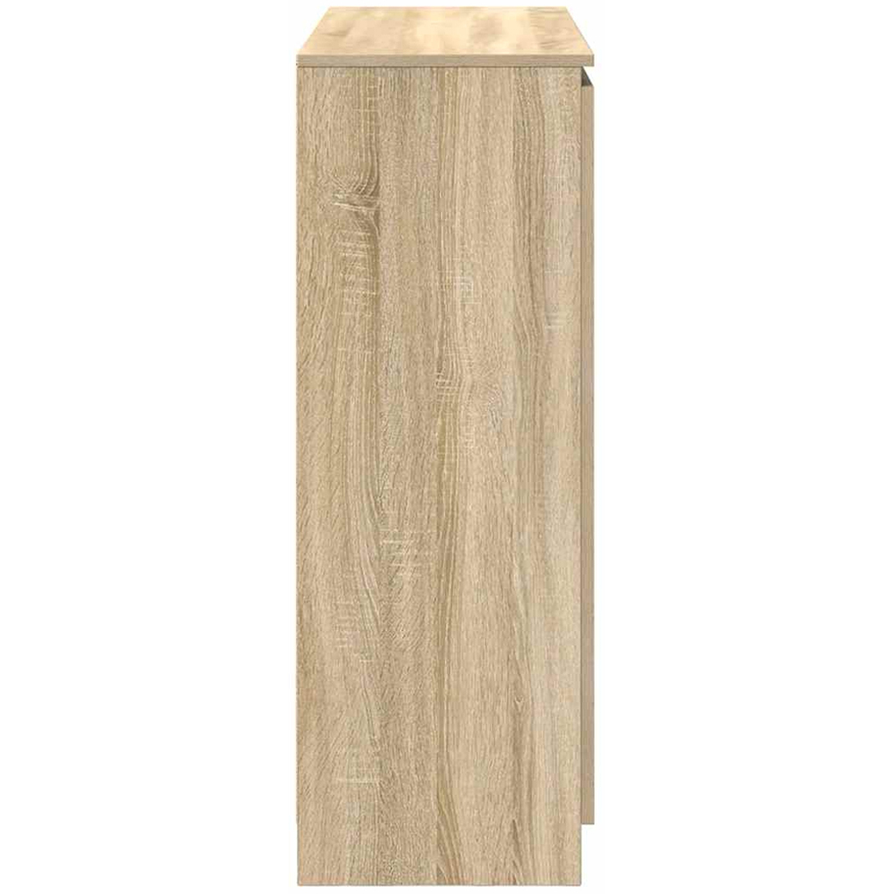 vidaXL 2 Door 4 Drawer Sonoma Oak Sideboard Image 7