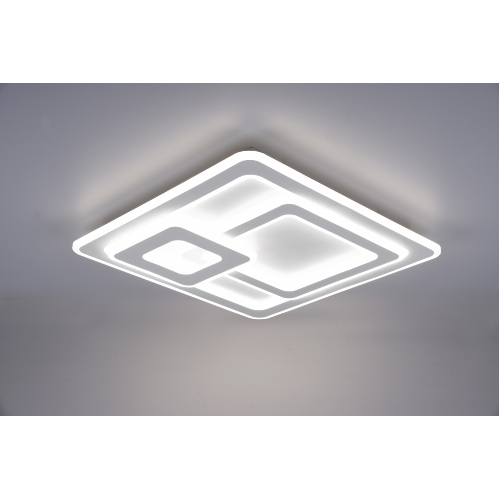 TRIO Mita Matt White LED Ceiling Light Image 4