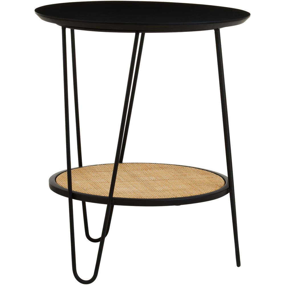 Premier Housewares Side Table with Hairpin Legs Image 2