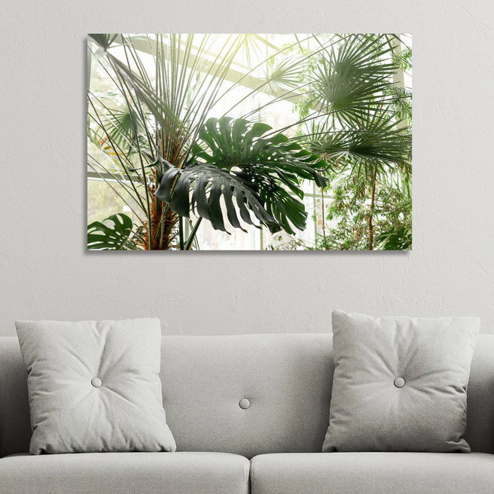 Benjamin Tate Design Green Plants in Botanical Garden Canvas 41 x 31cm Image 3