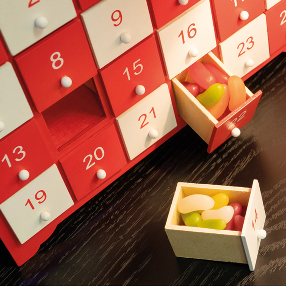 St Helens Light Up Wooden Advent Calendar Image 3
