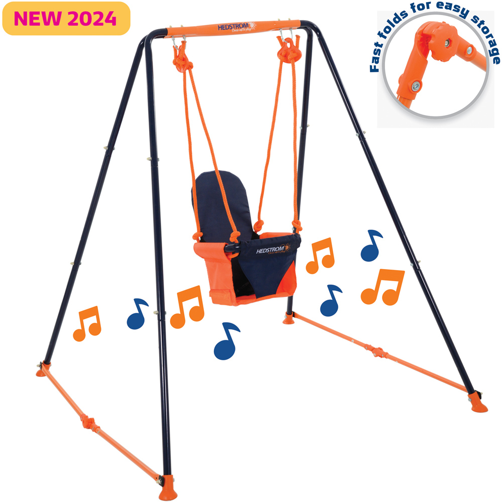 Hedstrom Fast Folding Musical Toddler Swing Image 9