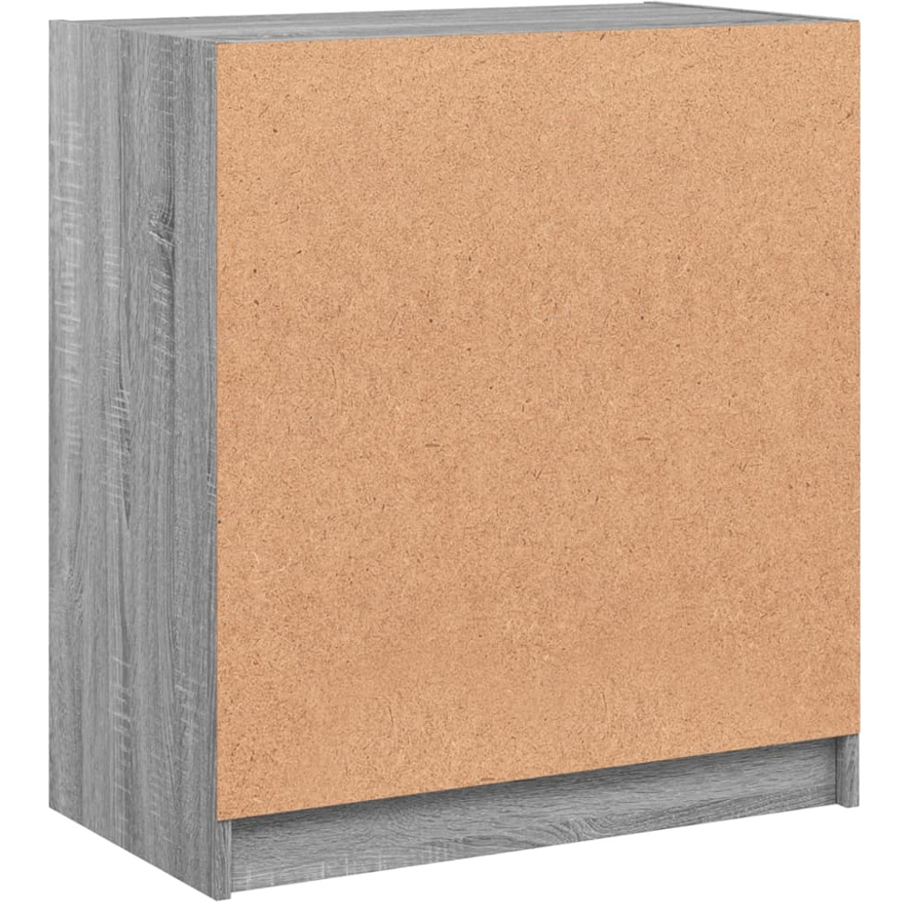 vidaXL 2 Door Grey Side Cabinet Image 7