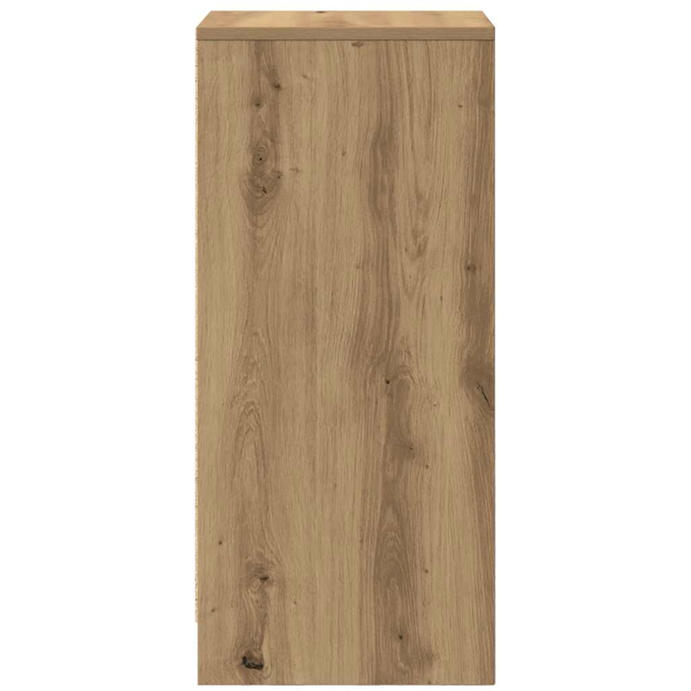 vidaXL 3 Drawer Artisan Oak Sideboard Image 6