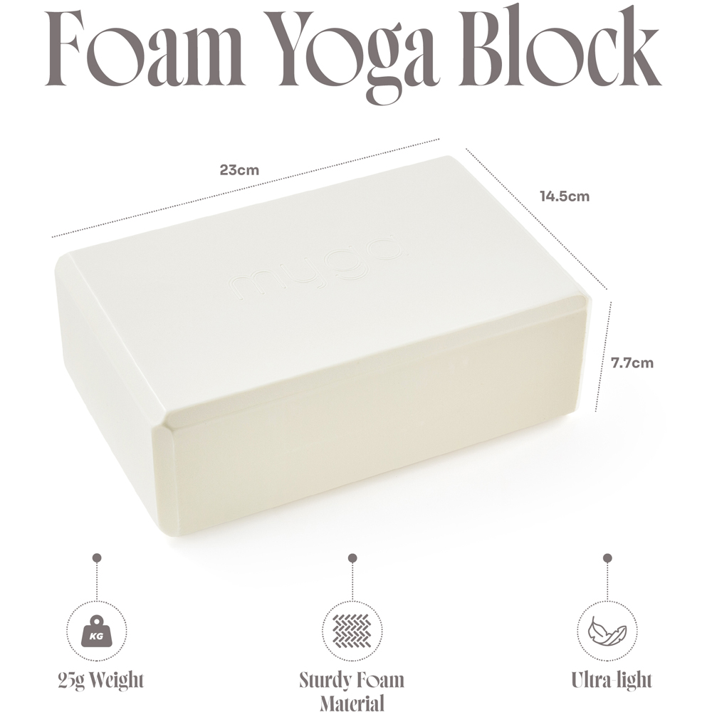 Myga Cream Yoga Block 2 Pack Image 5