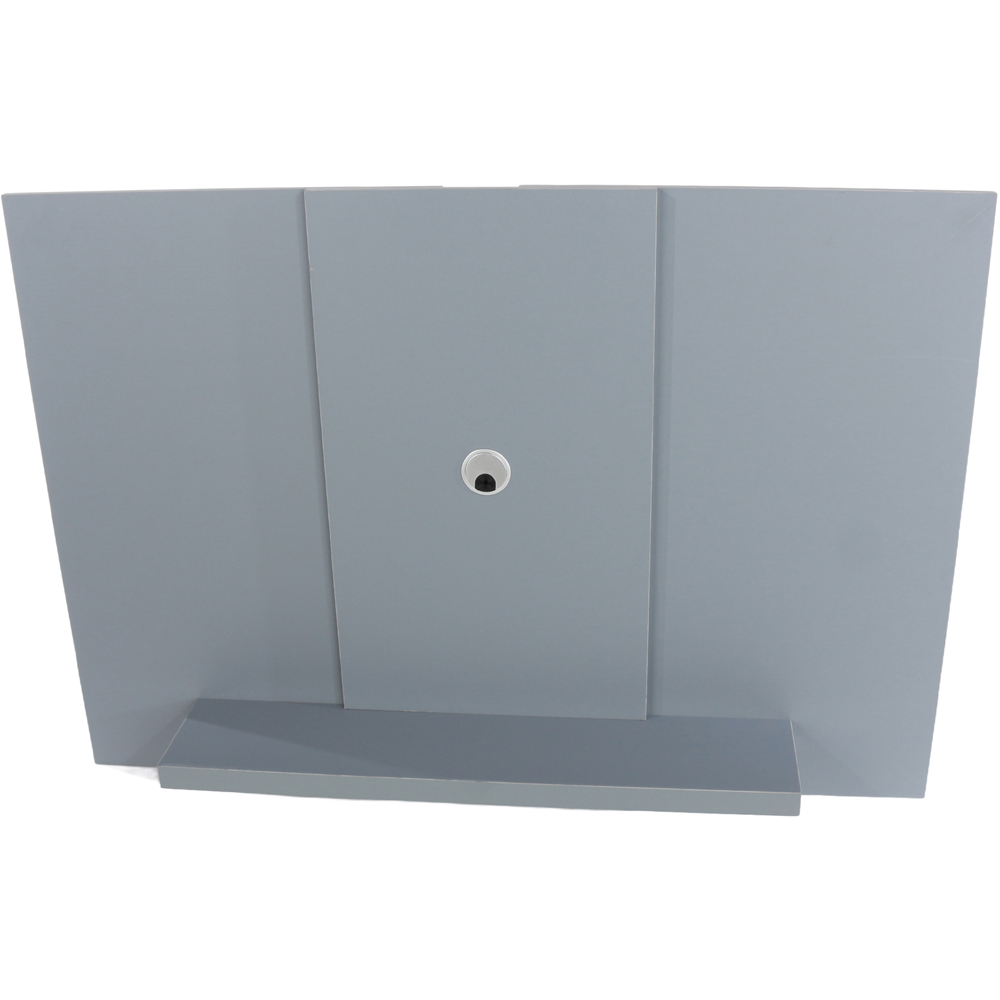 Core Products Single Shelf Grey Extendable Fixed TV Wall Panel Image 6
