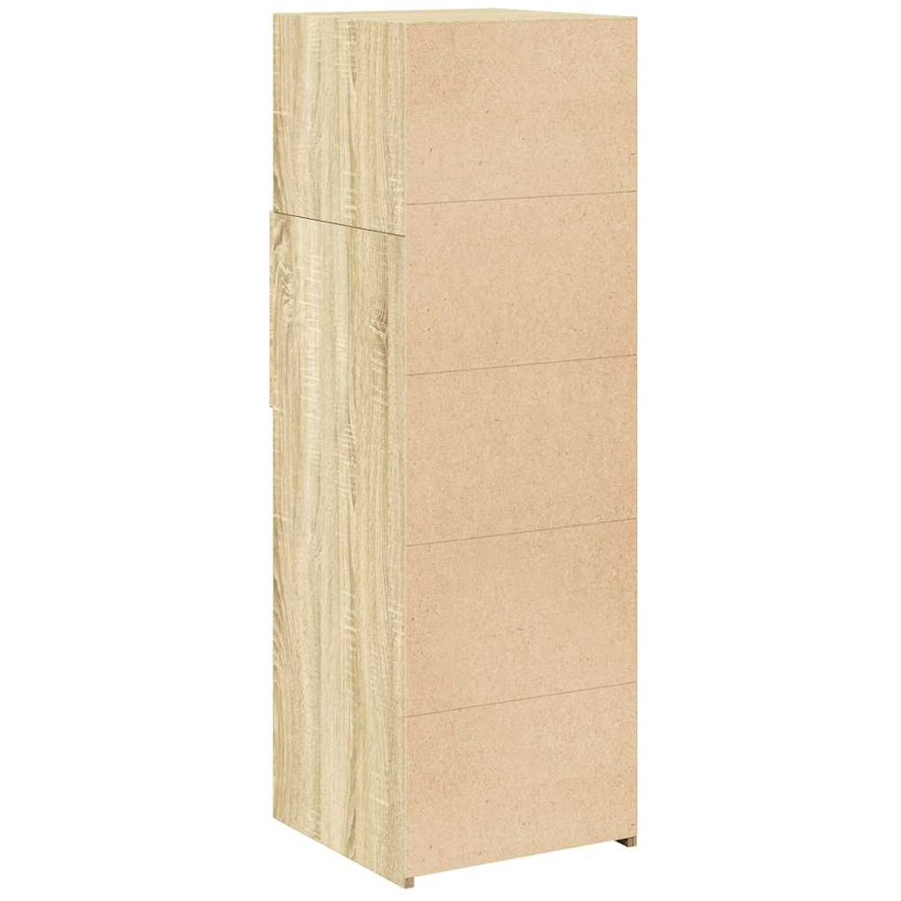 vidaXL 2 Drawer 3 Shelf Sonoma Oak Tall Highboard Image 6