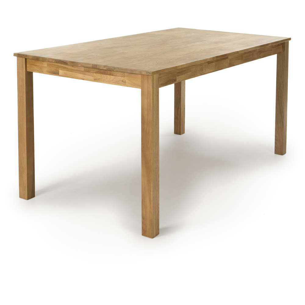 Nevada 4 Seater Dining Table Solid Oak Image 2
