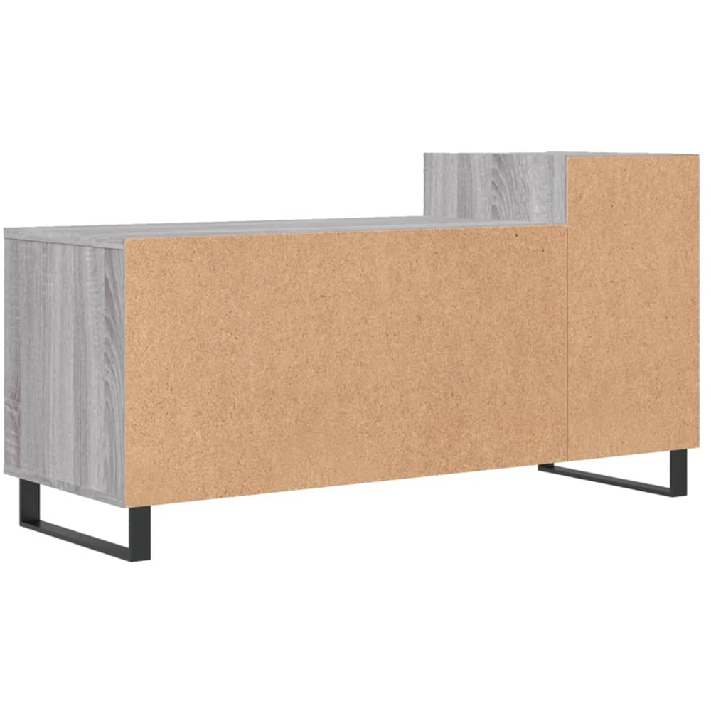 vidaXL 2 Door 3 Shelf Grey Sonoma TV Cabinet Image 7