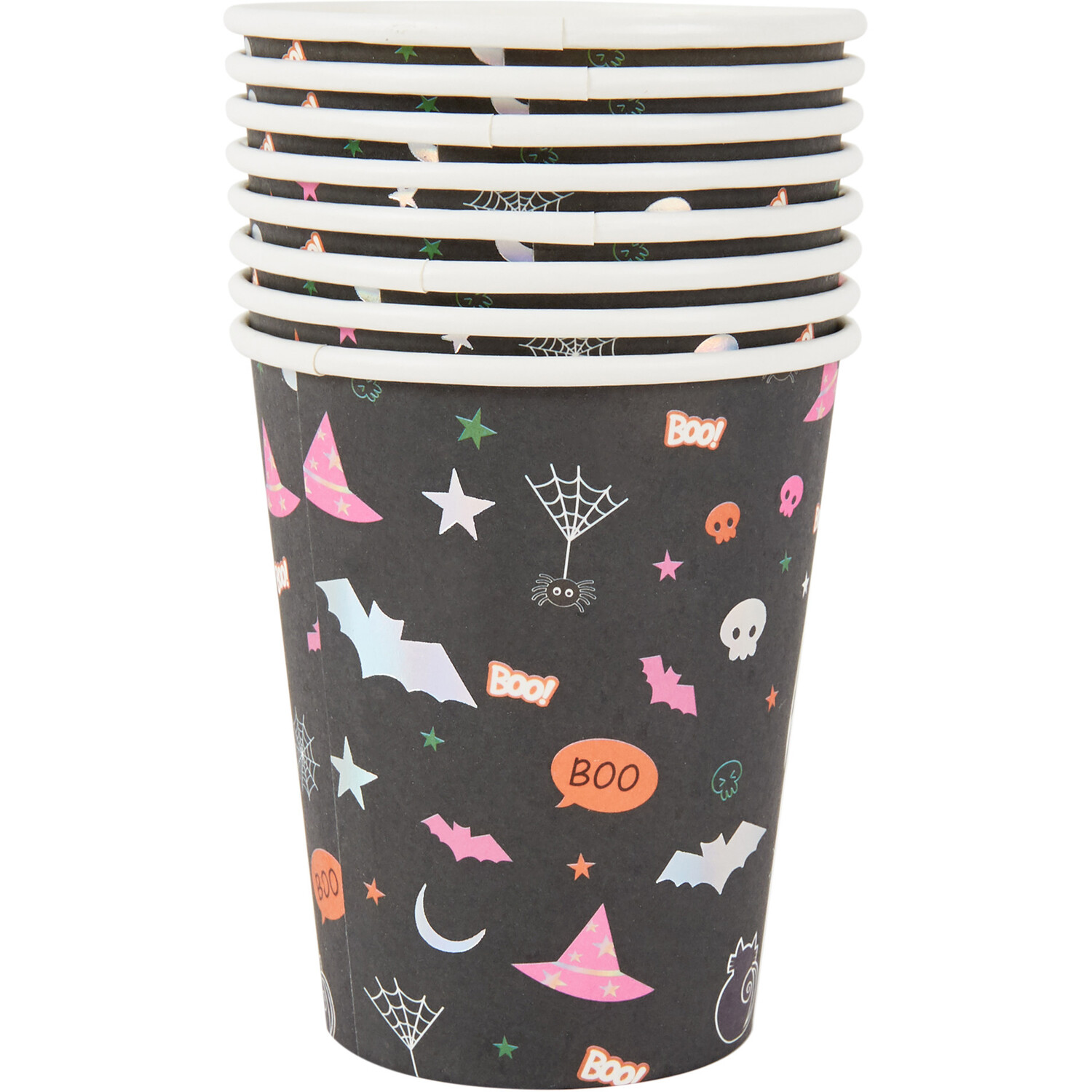 Pack of 8 Haunted Hallows Trick or Treat Paper Cups Image 2