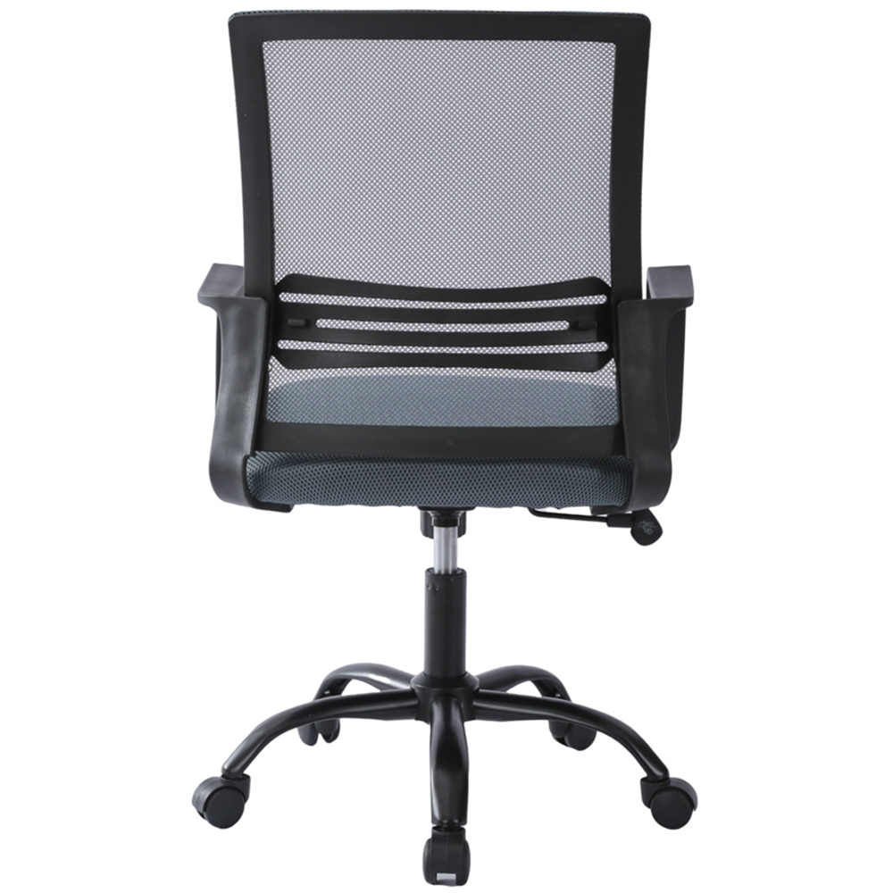 Dark Grey Mesh Back Swivel Height Adjustable Office Chair Image 3
