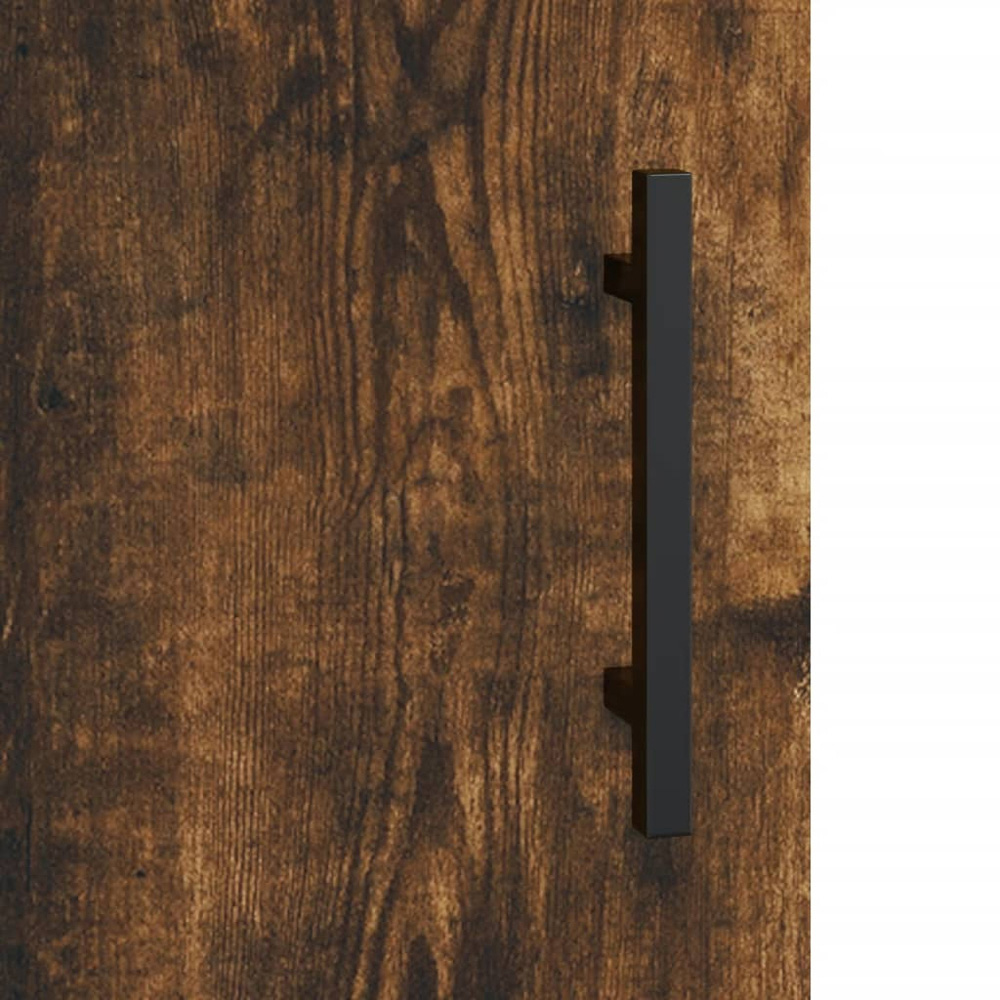 vidaXL 3 Door 3 Drawer Smoked Oak Highboard Image 6