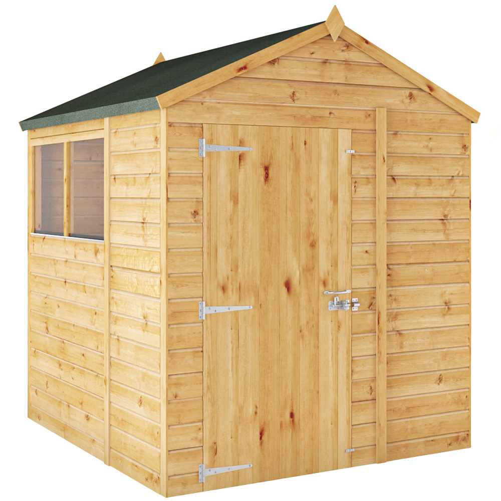 Mercia Woodsman 6 x 6ft Shiplap Apex Shed Image 1
