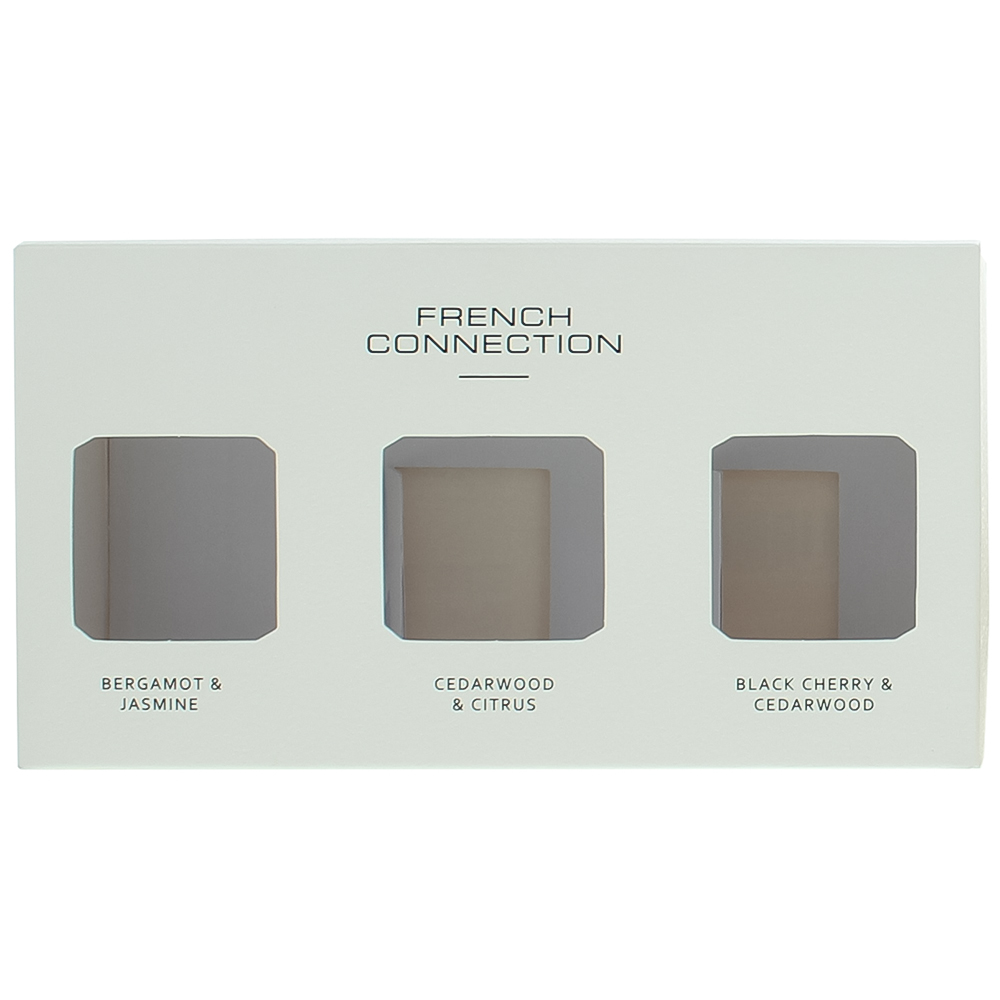 French Connection Bamboo Collection Reed Diffuser 3 Piece Gift Set 50ml ...