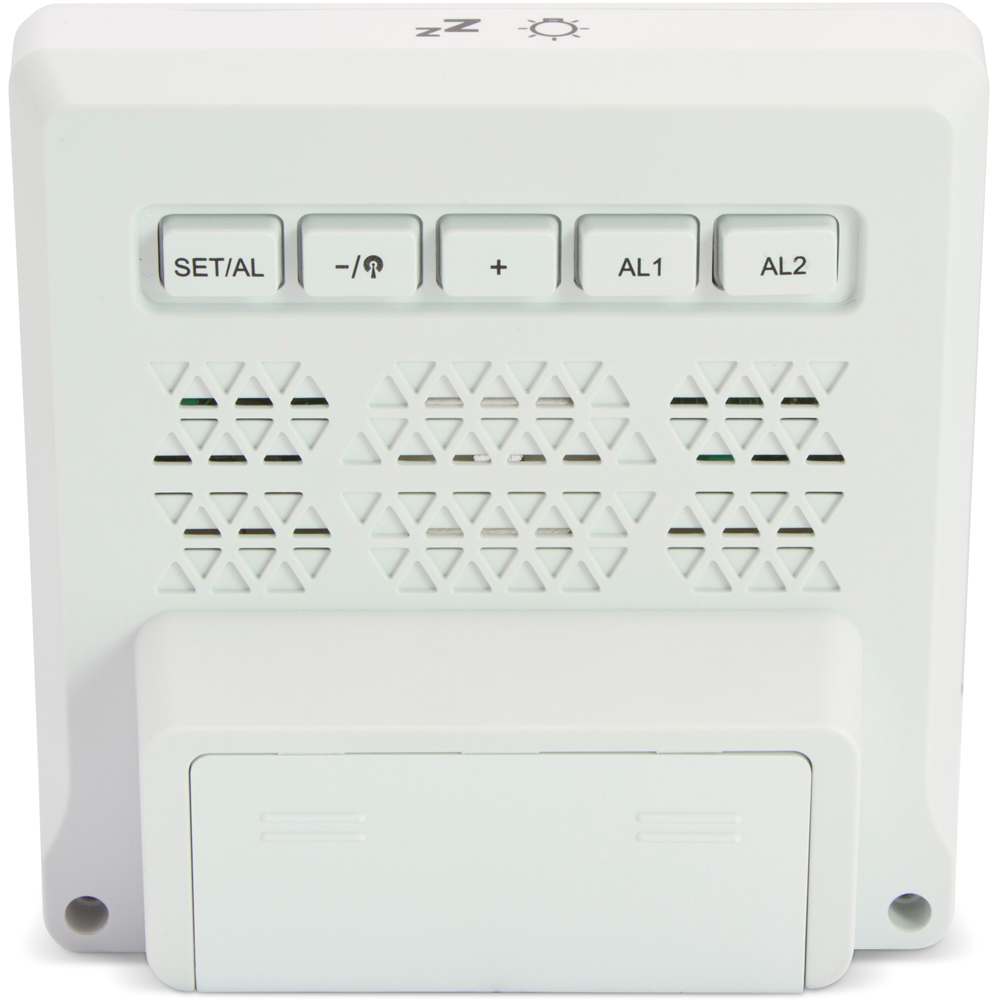 Acctim Varsity White Radio Controlled Alarm Clock Image 4