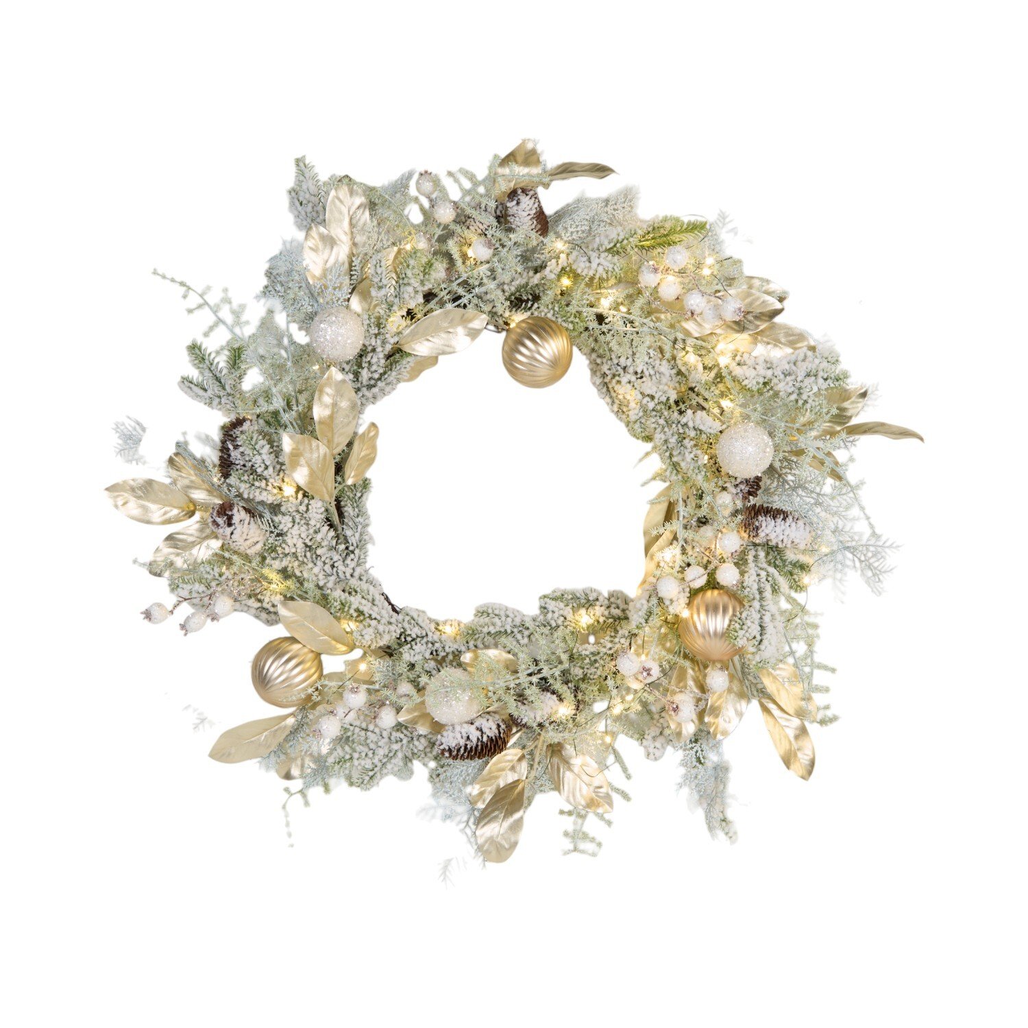 Gold Leaf Wreath Image 3