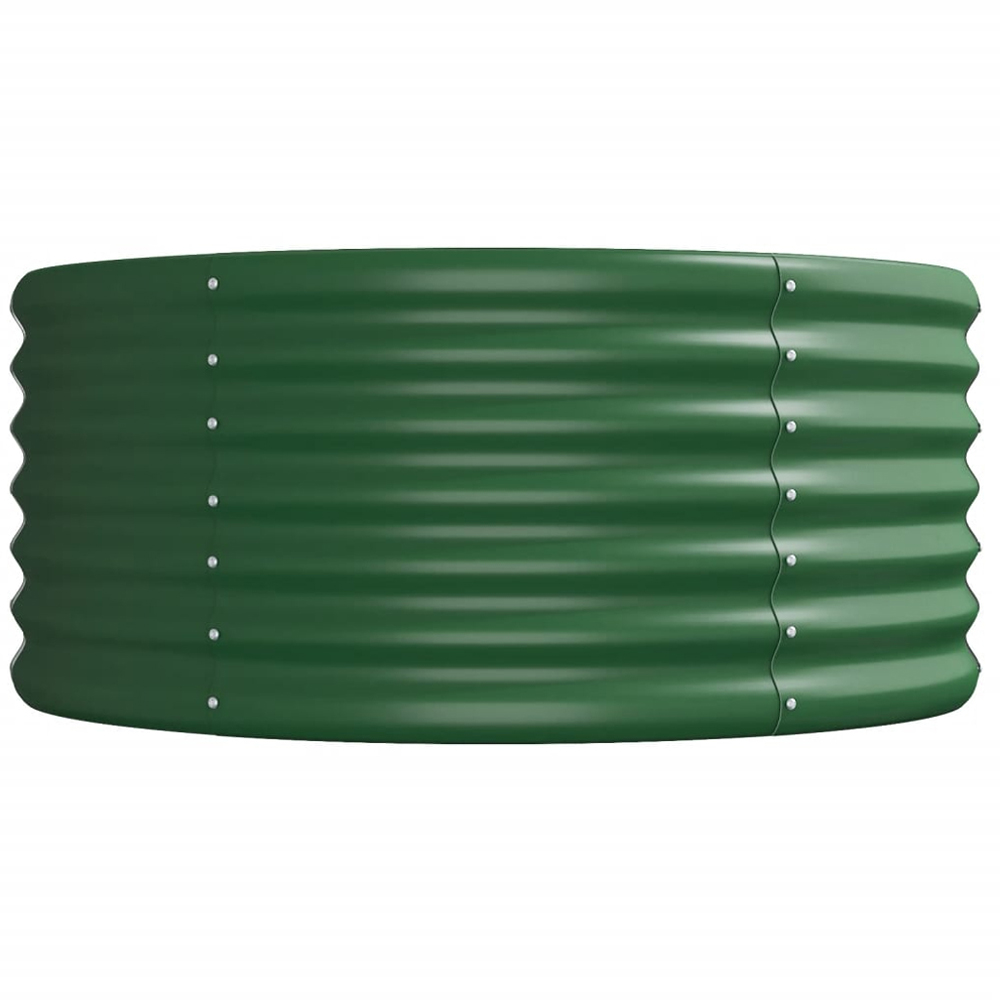 vidaXL Green Steel Raised Garden Bed 36 x 620 x 80cm Image 3