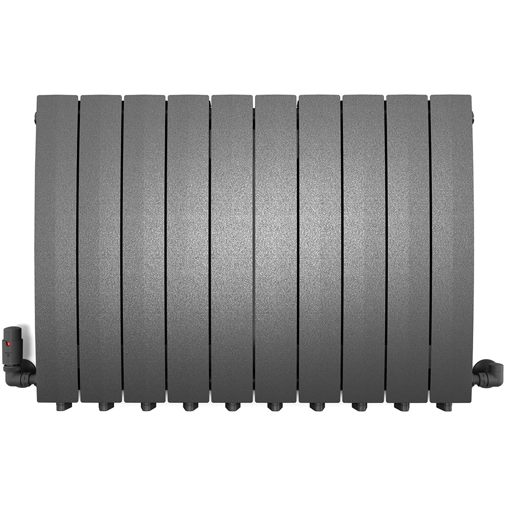 Terma Bergamo 3842BTU Graphite 10 Section Radiator 590 x 800mm Image 3