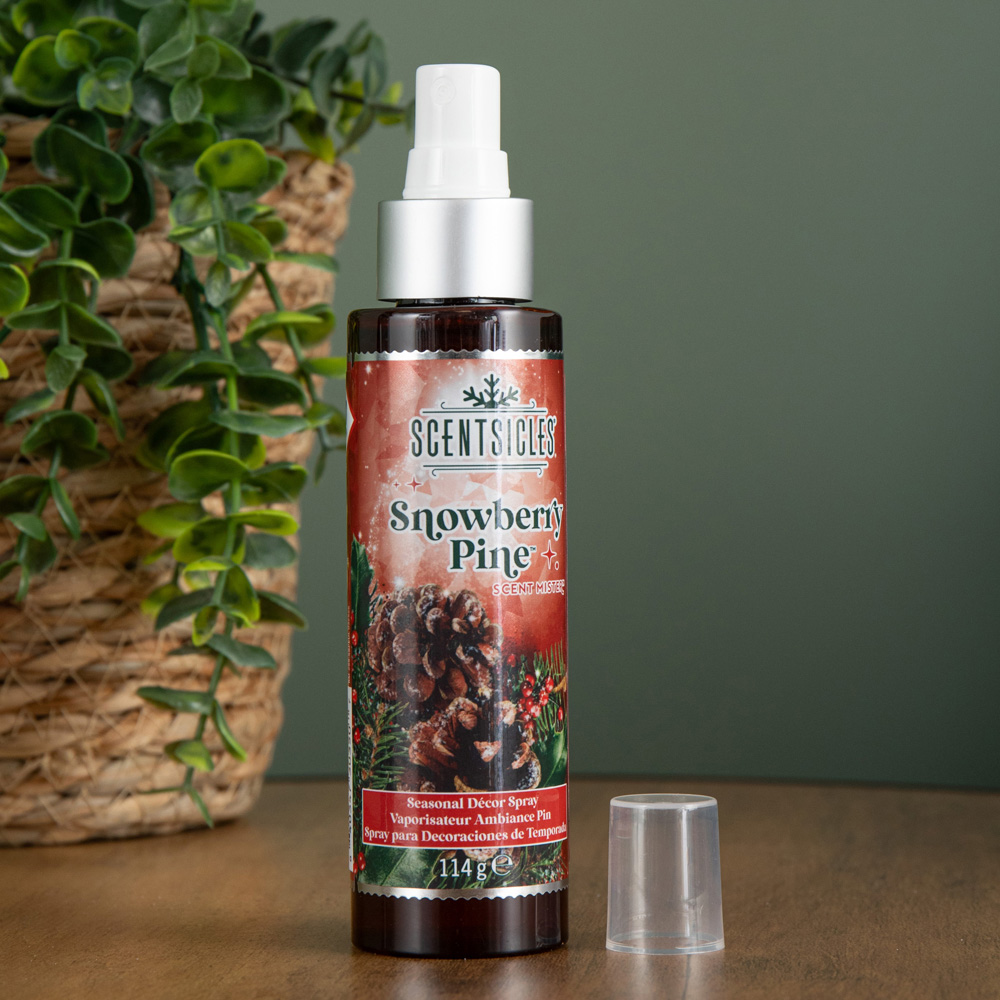 Samuel Alexander Snowberry Pine Scentsicles Christmas Spray Mist 114ml Image 3