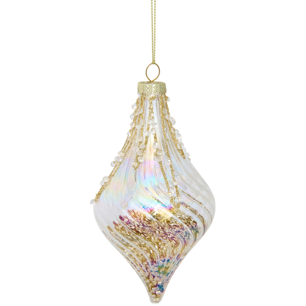 Iridescent Gold Filled Droplet Image 4