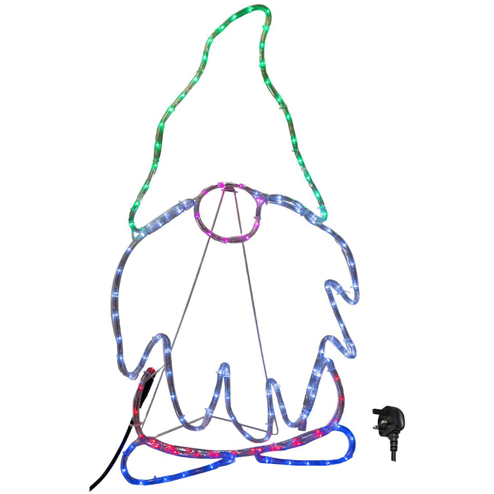 Samuel Alexander 132 Multicolour LED Standing Gnome Rope Light 91cm Image 2