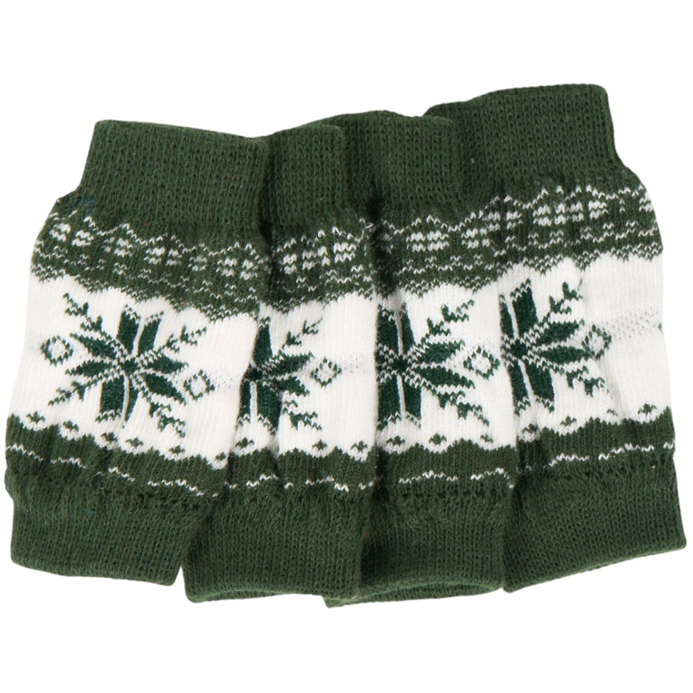 Pack of 4 Fair Isle Dog Leg Warmers Image 6