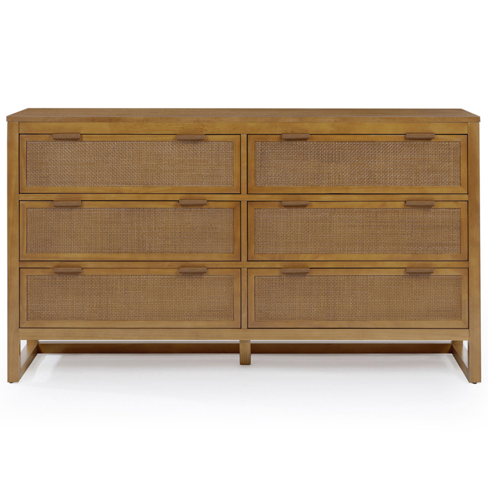 Teamson Home Hatteras 6 Drawer Natural Dresser Image 3