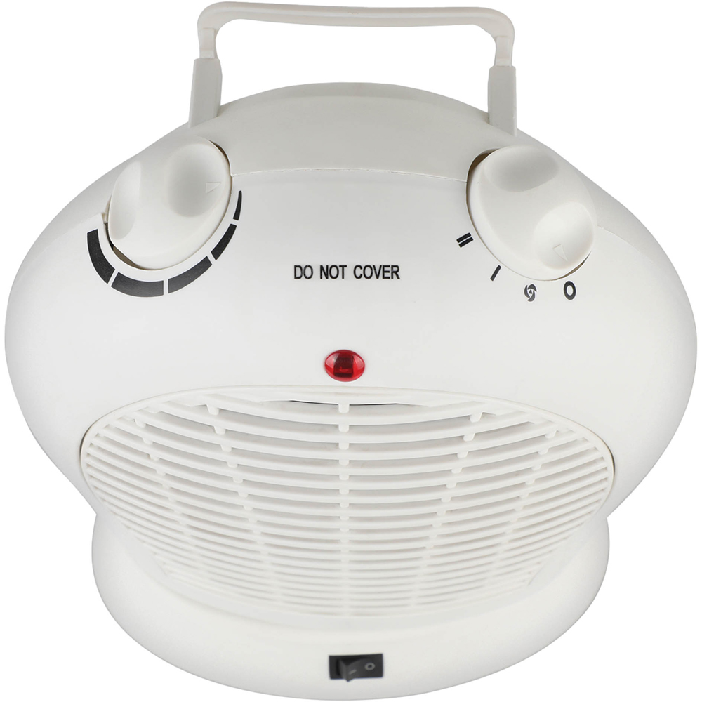 Igenix White Oscillating Fan Heater 2000W Image 5