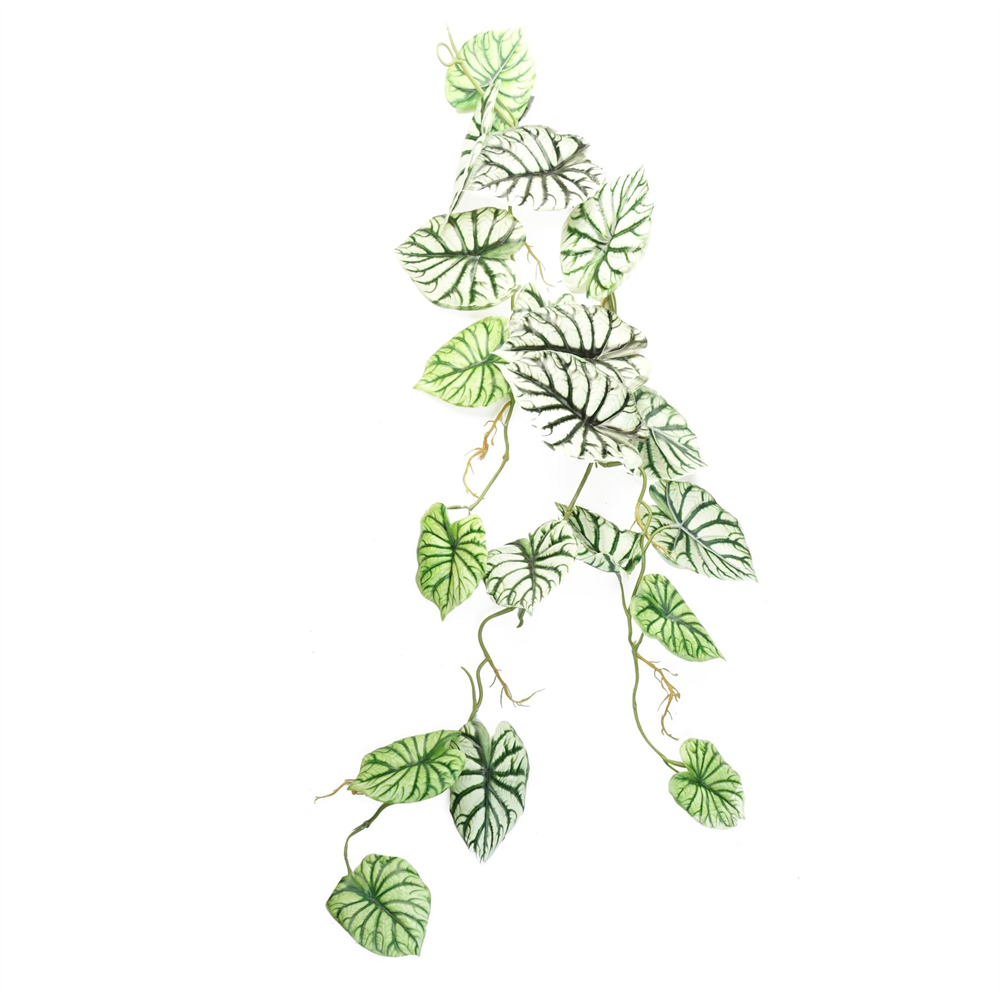 Leaf Light Green Trailing Alocasia Dragon Scale Hanging Artificial Plant 4ft 6 Pack Image 6