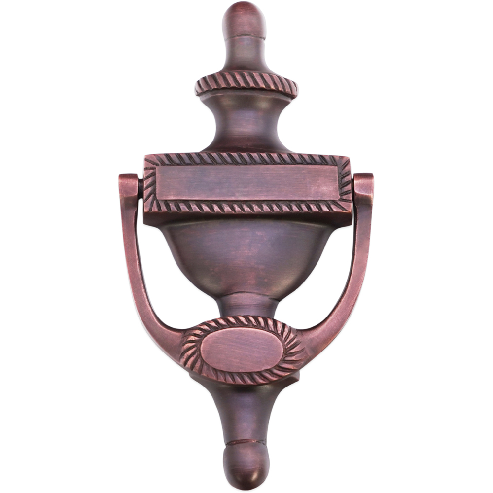Spira Brass Aged Bronze Georgian Door Knocker Image 3