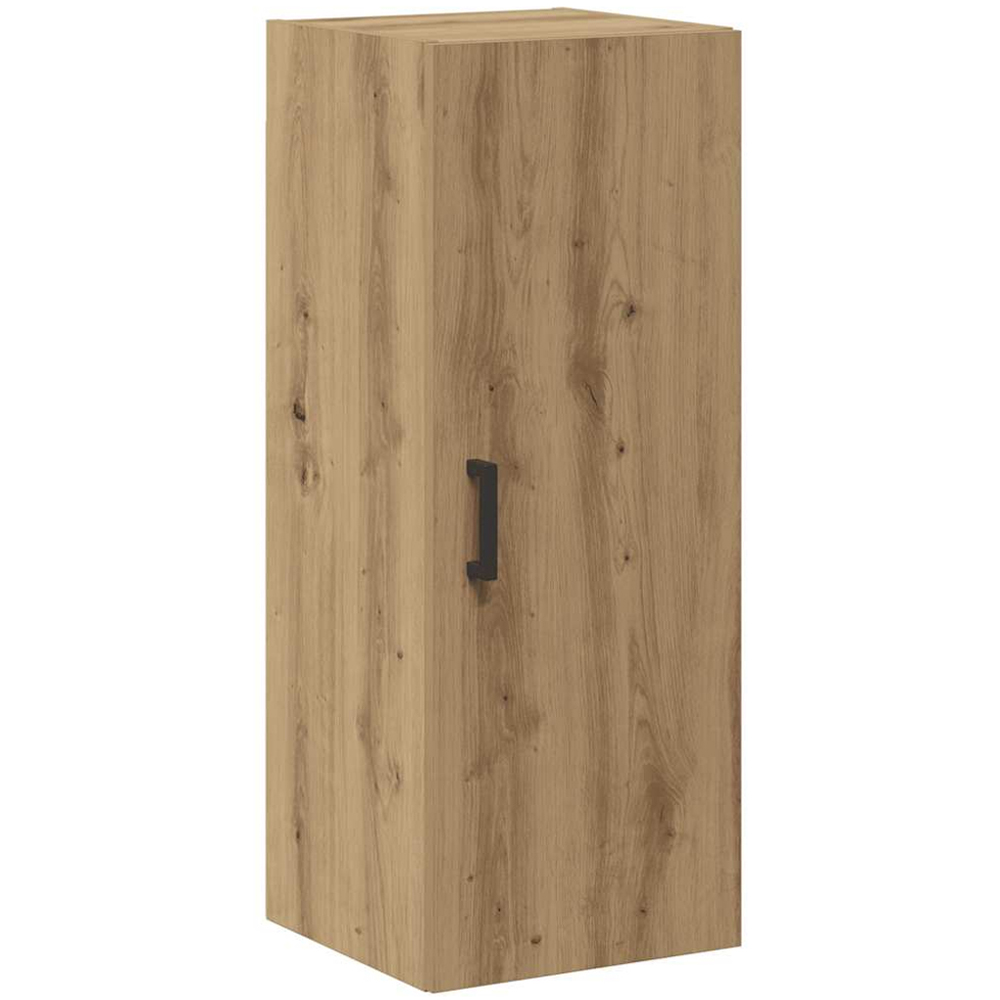 vidaXL Single Door Artisan Oak Wall Mounted Slim Cabinet Image 2