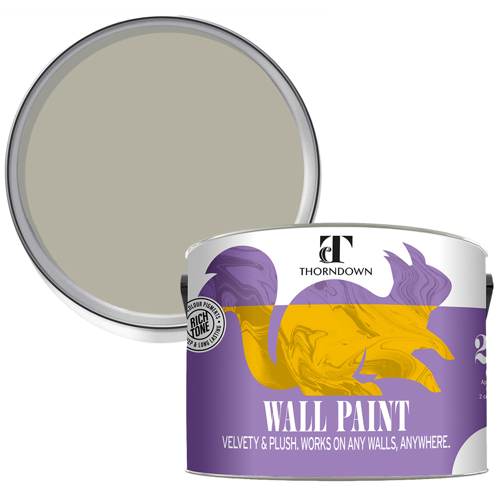 Thorndown Walls and Ceilings Ebbor Stone Matt Paint 2.5L Image 1