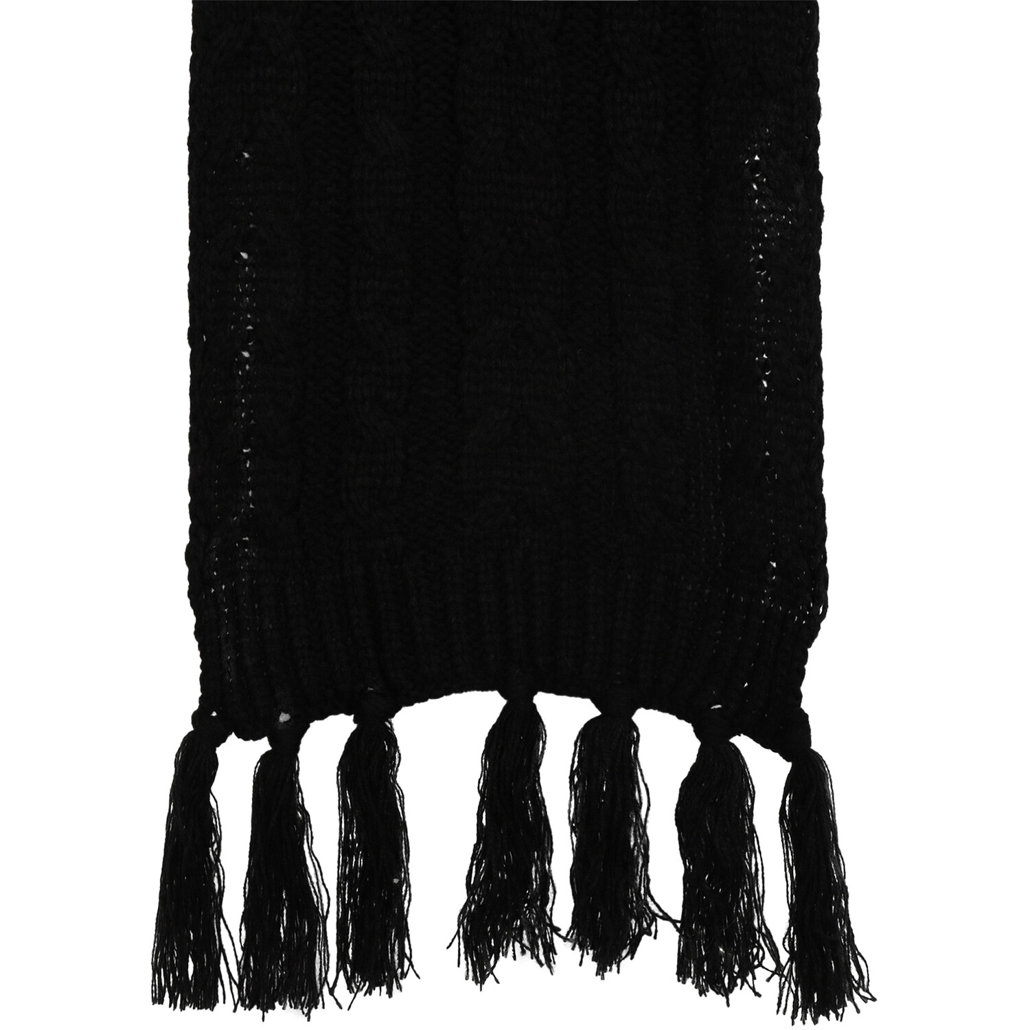 Cable Knitted Scarf Image 4