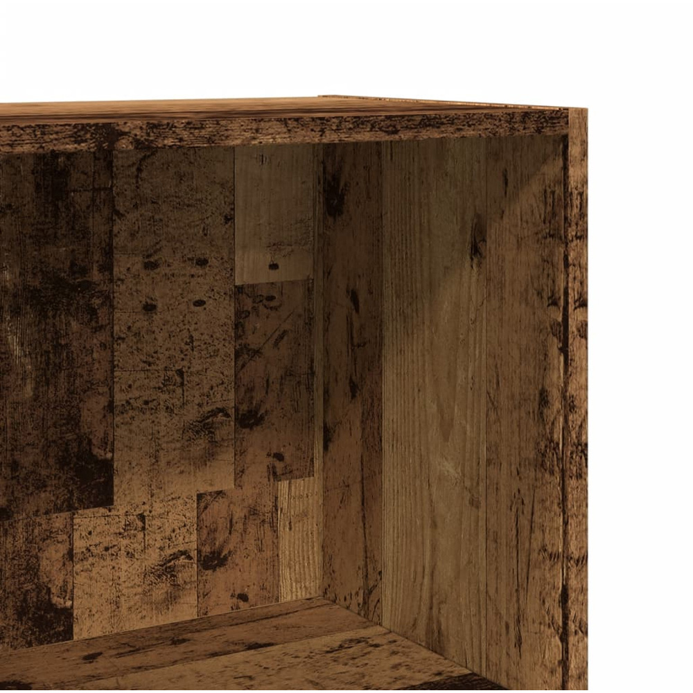 vidaXL 5 Shelf Old Wood Bookcase Image 6