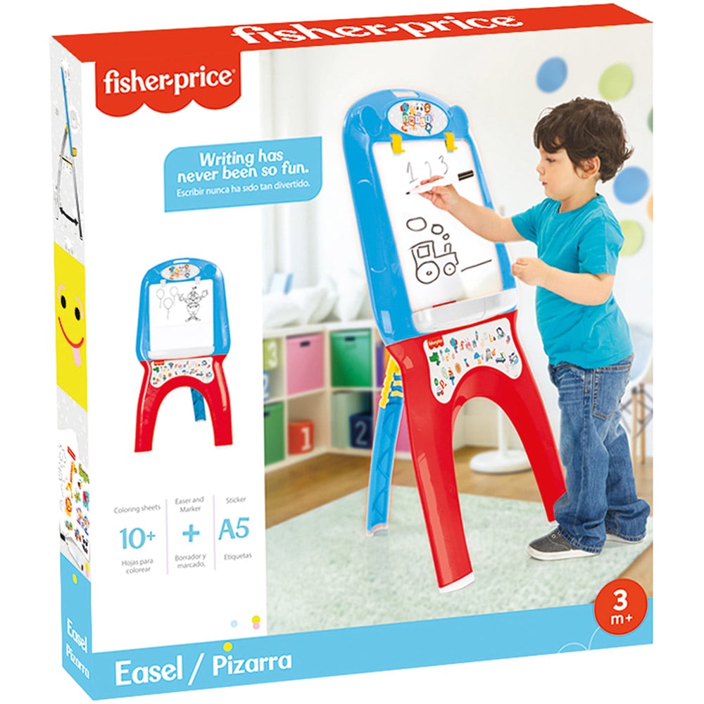 Dolu Fisher Price Kids Blue and Red Art Easel Image 3